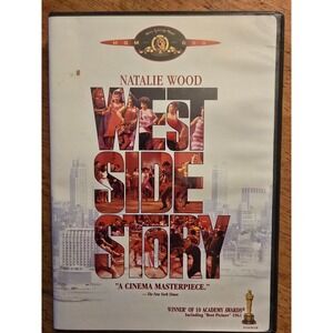 West Side Story (DVD, 1961), Natalie Wood, Musical,‎ Excellent Condition